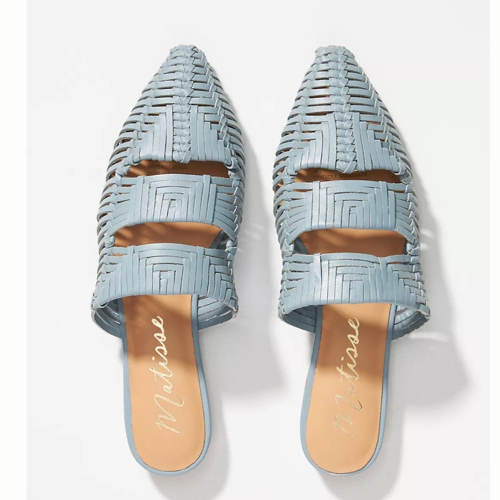 Anthropologie Matisse East End Woven Slides